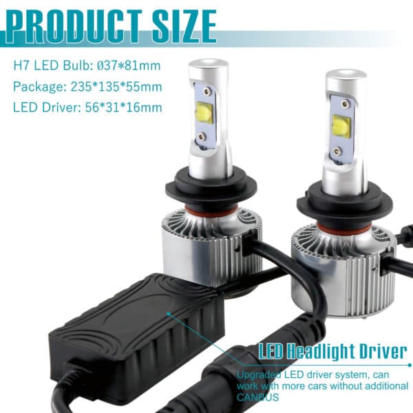DOT LED Headlight Replacement bulbs