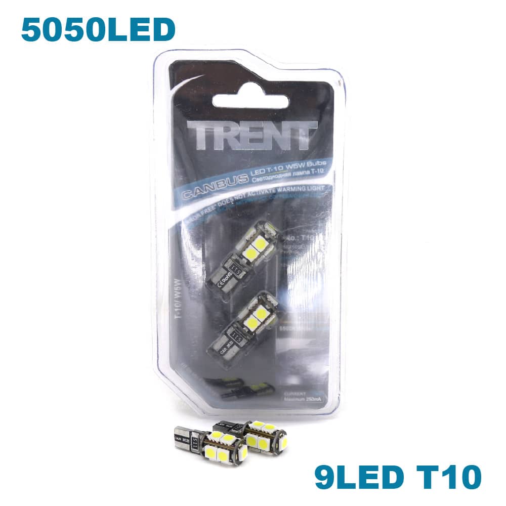 Bombilla LED para coche W5W T10 9 SMD 5050