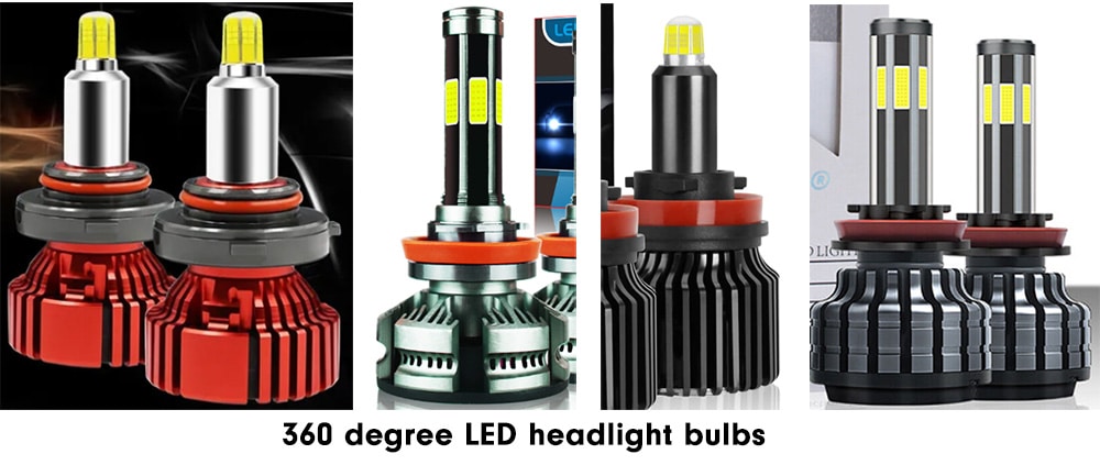 360 degree LED headlight conversion kit