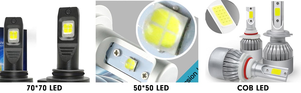 XHP50 COB LED Headlight